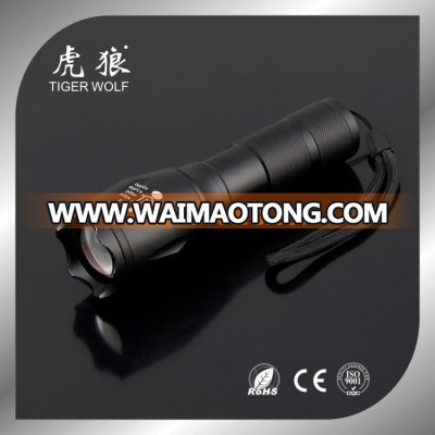 High power Rechargeable aluminium flashlight zoom LED Torch XML T6 LED Flashlight HL-6111