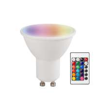 24 Keys Infrared Remote Control 4.5W 250 Luminous Flux Color Changing Spot Light Bulb LED Spotlight GU10 RGB With CE SAA ERP