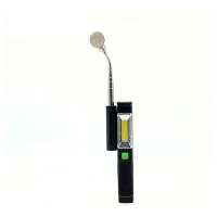 Telescopic Magnetic Pick Up Tool Cob Led Work Light Inspection Lamp with Pocket Clip