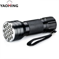 High Quality Urine Detector Black Light Usage Aluminum 21 UV Led Blacklight Flashlight Torch Light