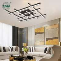 Factory outlet sale luxury modern hotel indoor square fixture bedroom led ceiling light