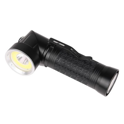 New design LED flashlight with 90 degree rotate head work light and powerful magnet torch HL-8115