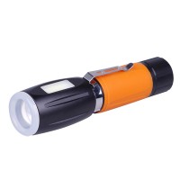 Best Selling XPE2 R3 Dry Battery Powered Police LED Work Torch Super Bright Waterproof Rubber Led Flashlight With Clip