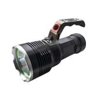 High Quality P50 Led Rechargeable Outdoor Emergency spotlight Hand Held Powerful Searchlight For Police with power bank