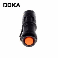 Zoom 7w gun mont focusing tail switch mini torch