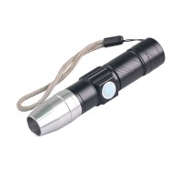 Led Purple Light USB Rechargeable 365nm UV Flashlight for Fluorescent Agent Detection