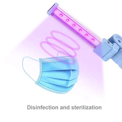 UV Light Sannitiizer Wand,Ultraviolet Light Sterilizer Portable UV-C Light Sanitizer Wand USB Charging